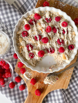 Papas vermelhas de aveia no forno