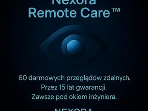 grafika pokazuje 60 darmowych przeglądów zdalnych nexora