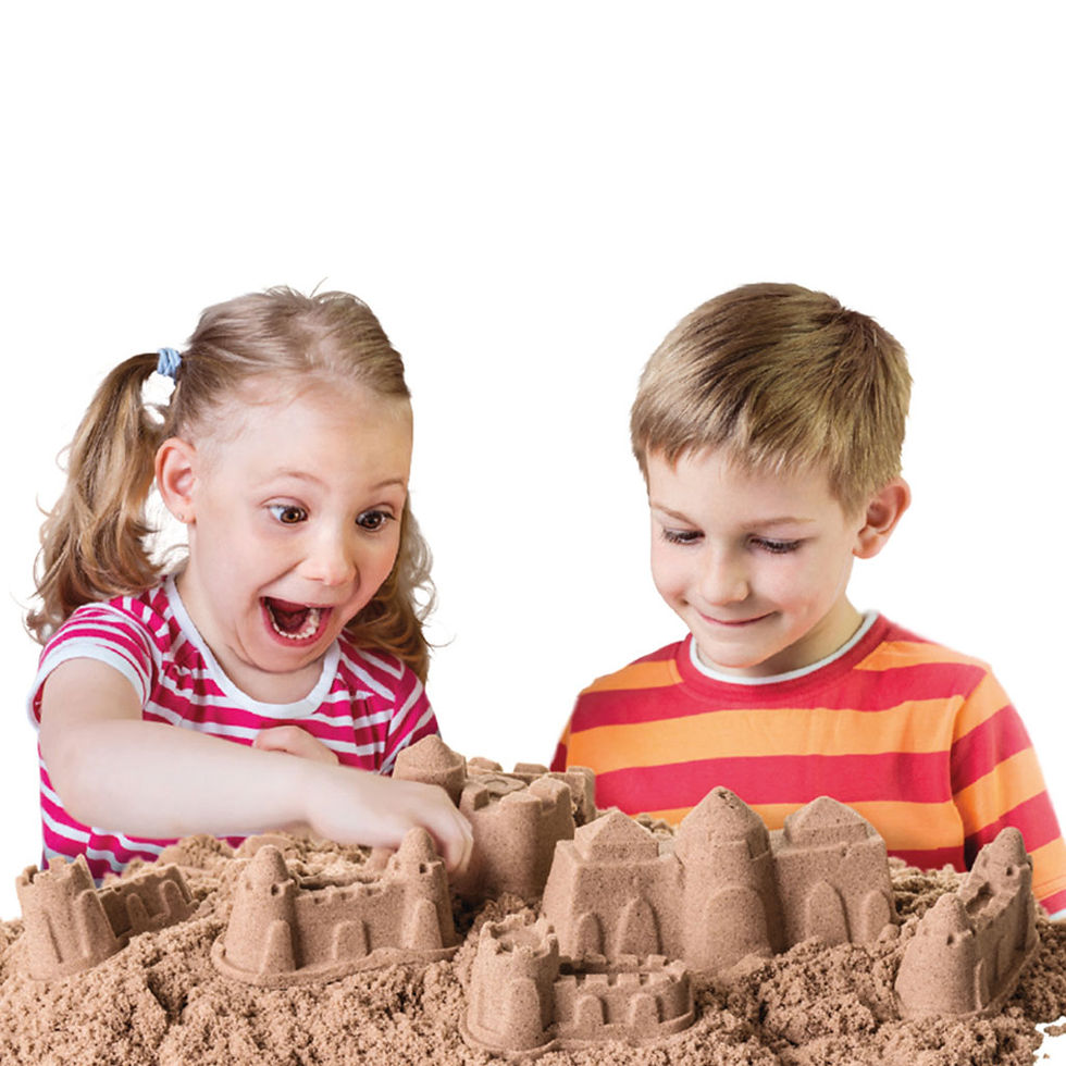 Thumbnail: Art Craft 1000 Gr Sand + 4 3d Mold 5 Colours Ass