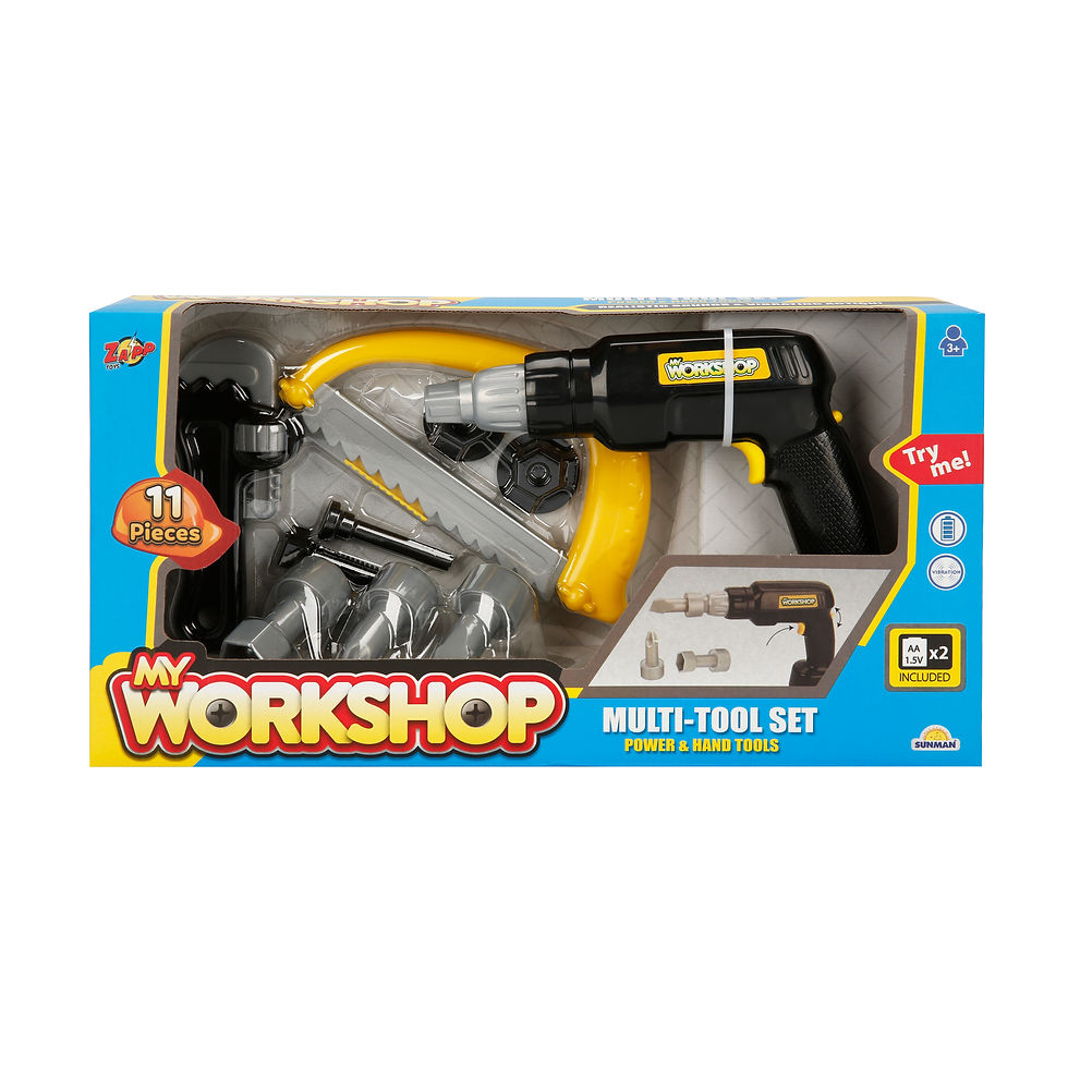 Thumbnail: TOOL SET W/ELEC.SCREWDR.W/SND 11PCS.