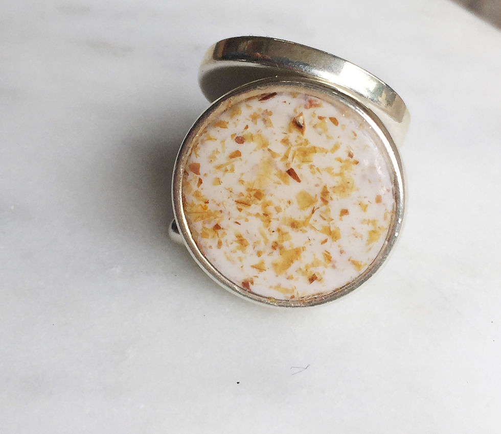 Thumbnail: Flower Memorial Sterling Cufflinks