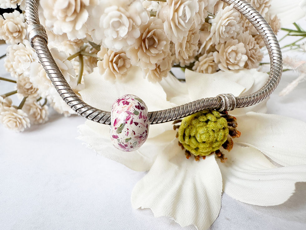 Thumbnail: Flower Memorial European Style Bead
