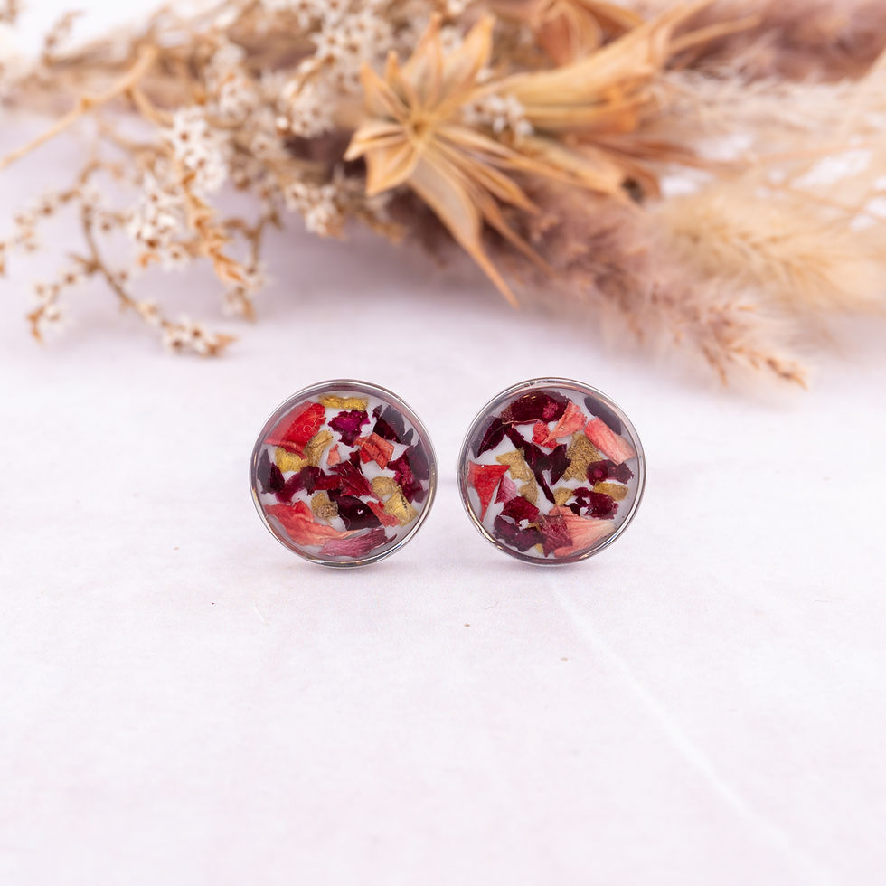 Thumbnail: Flower Memorial Circle Cufflinks