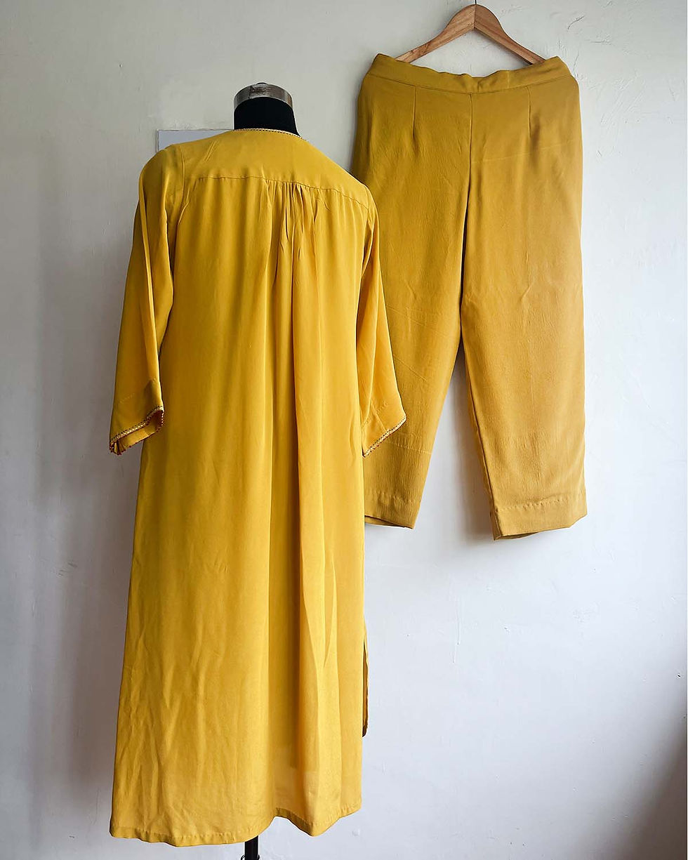 Thumbnail: Marigold Minimal Kurta Set