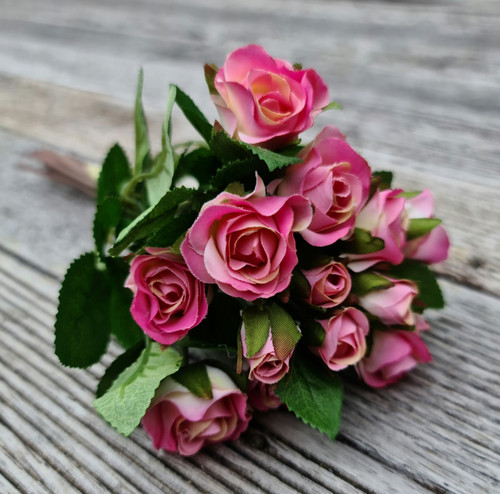 Mini Pink Rose Bouquet F27 | dizacflowers