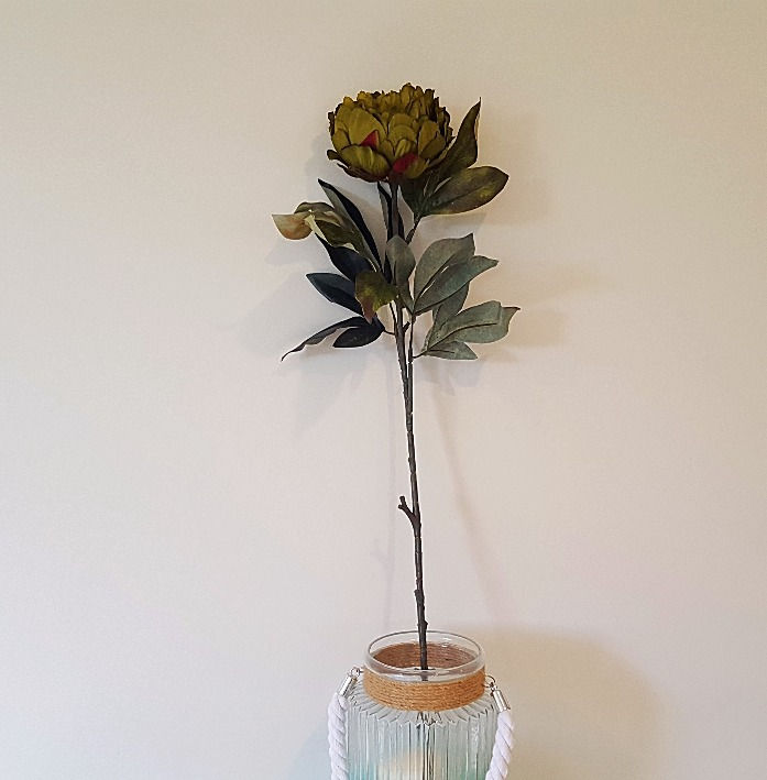 Thumbnail: Vintage Peony Stem Olive F108