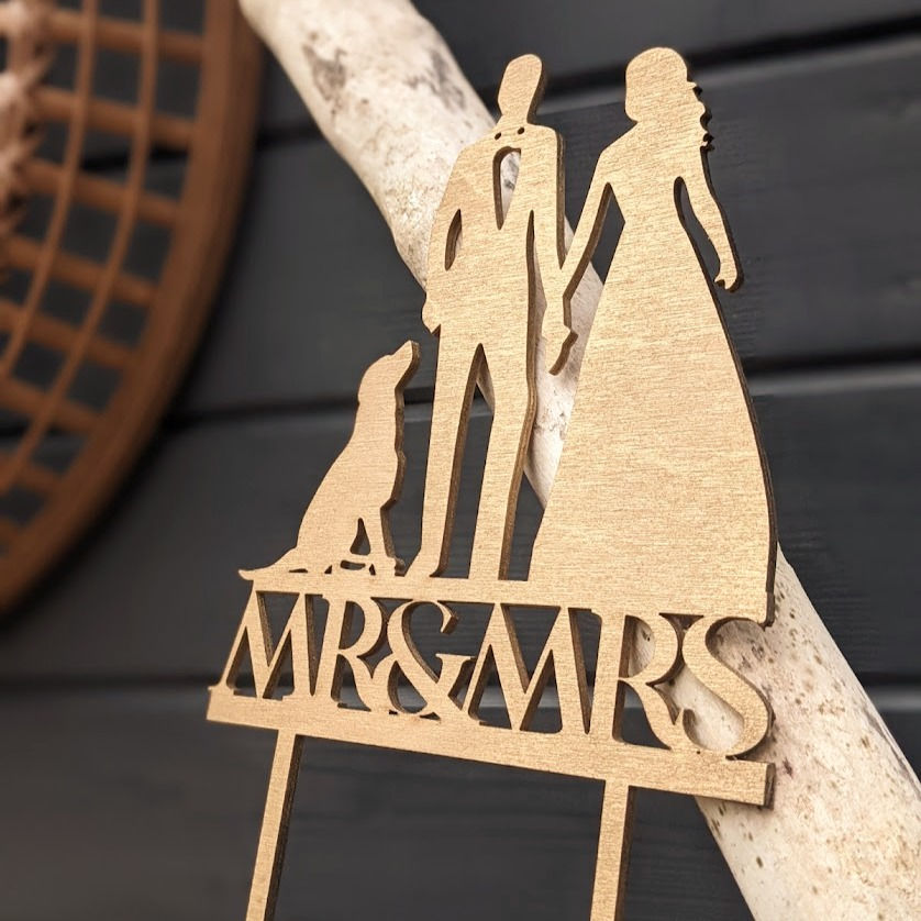 Thumbnail: PREMIUM Custom Wedding Cake Topper