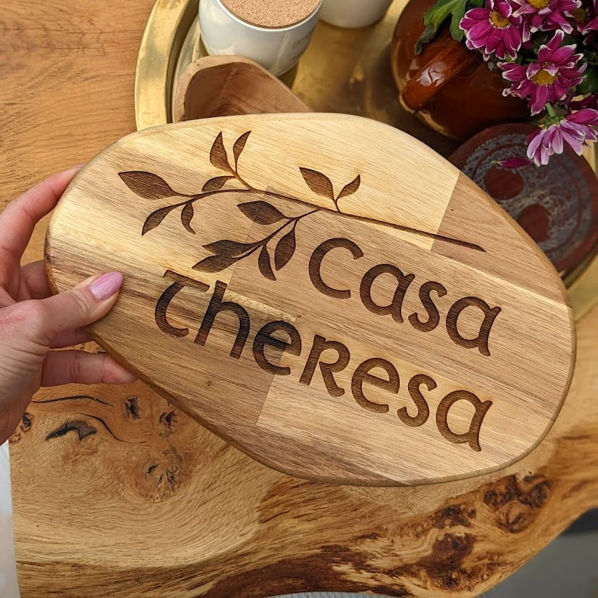Thumbnail: Engraved Sign with lettering +  image