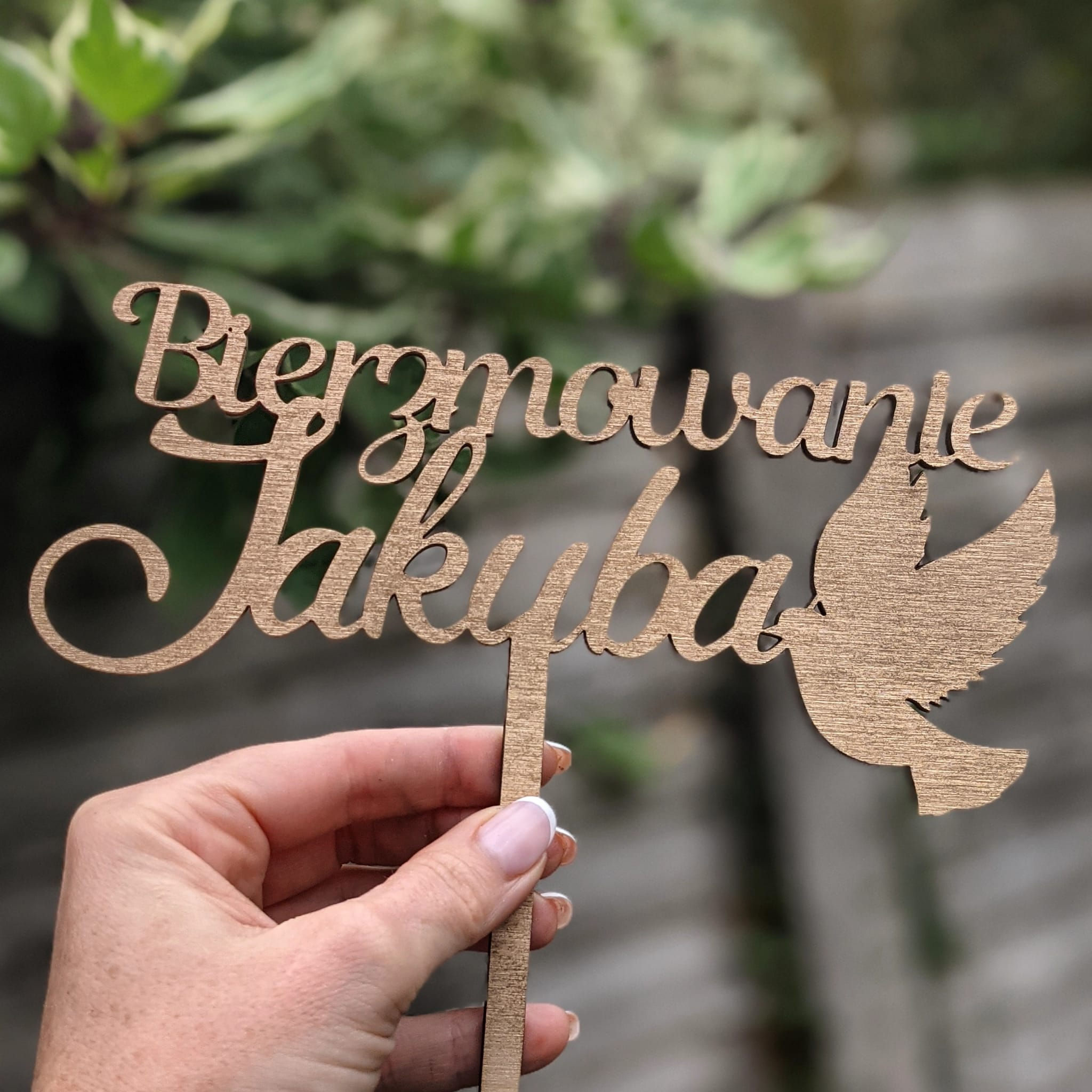 Toper na bierzmowanie na tort