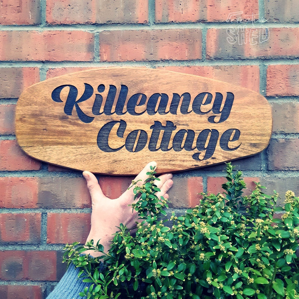 Large Sign - Engraved Lettering