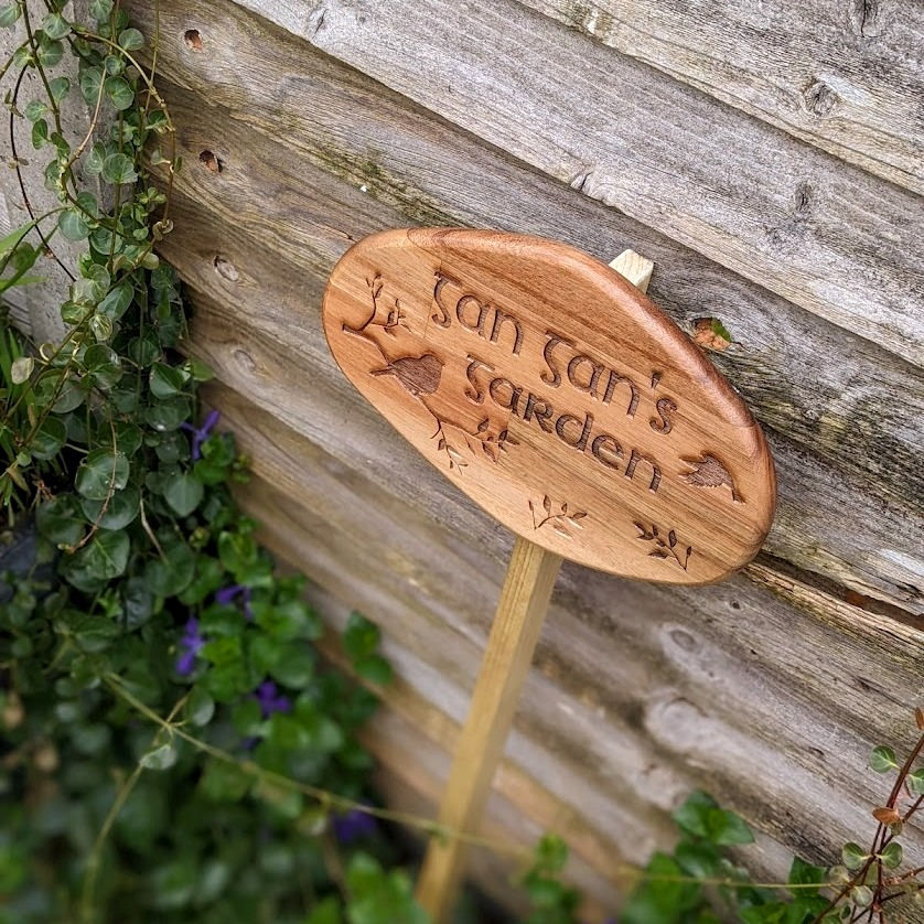 Thumbnail: Garden Sign with the stake