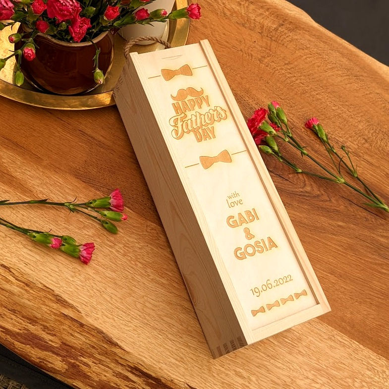 Thumbnail: Happy Father's Day Personalised Wine/ Whiskey Box