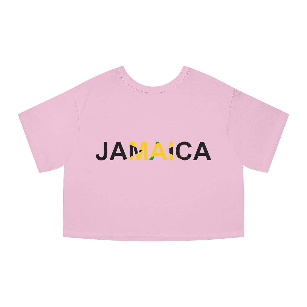 Thumbnail: Jamaica Champion Women's Heritage Cropped T-Shirt - Customized