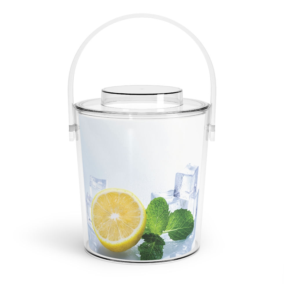Thumbnail: Lemon Ice Bucket with Tongs
