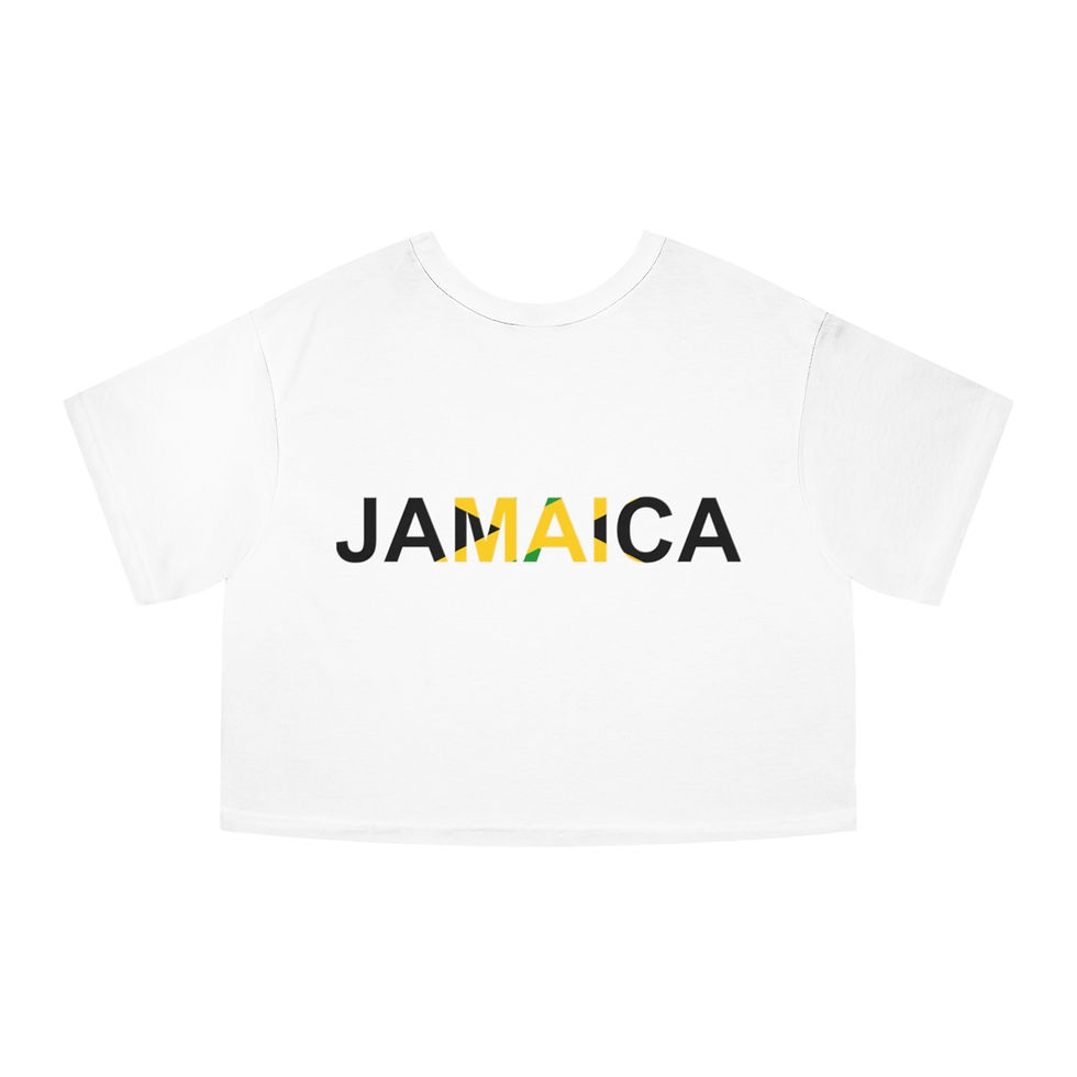 Thumbnail: Jamaica Champion Women's Heritage Cropped T-Shirt - Customized