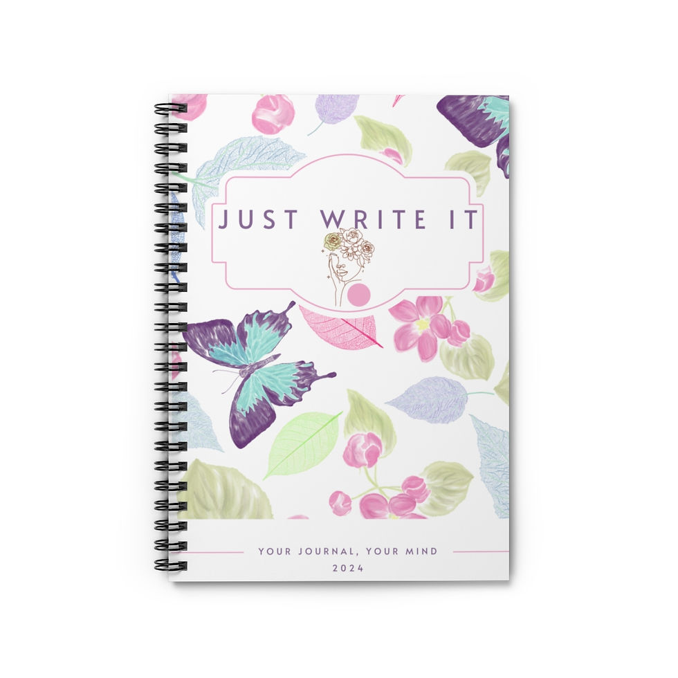 Thumbnail: Butterfly Spiral Notebook - Ruled Line