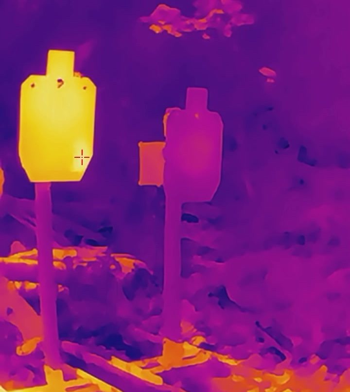 DRX1 heated thermal target on a phone thermal set to red hot