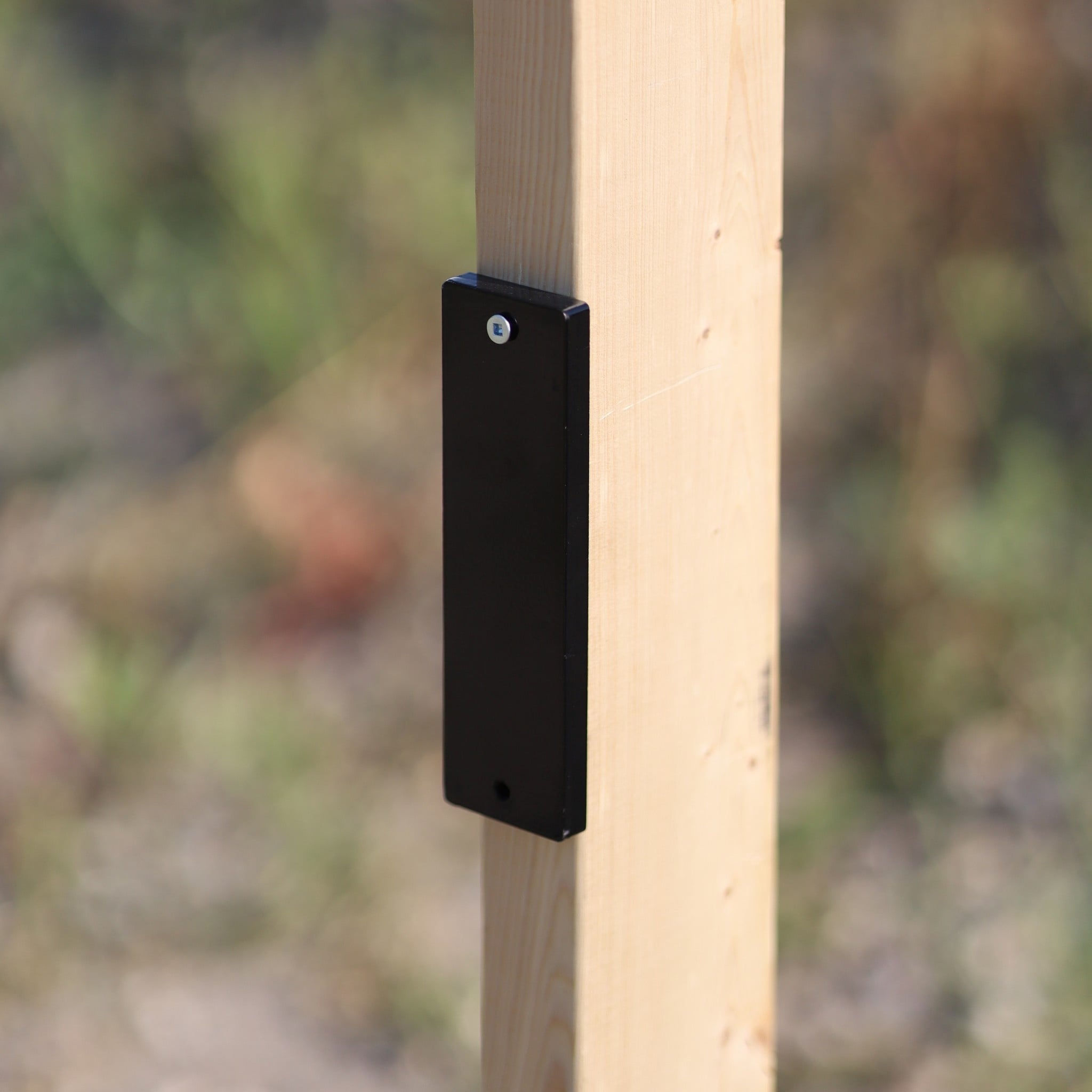 AR500 Steel 2x4 Post Armor Plate 3/8" – 1.75" x 6" Black