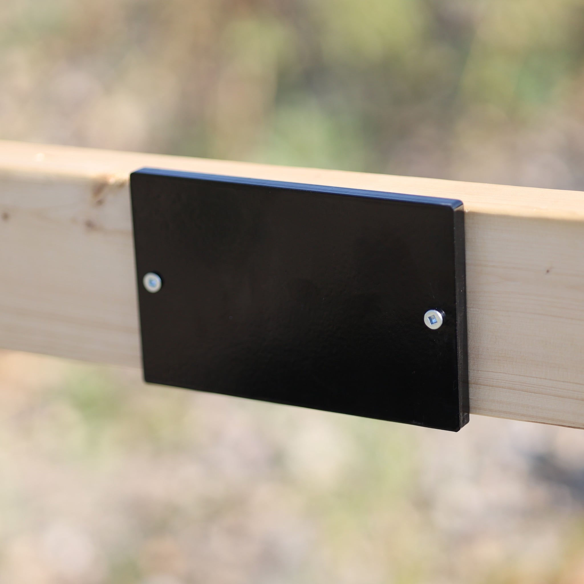 AR500 Steel 2x4 Post Armor Plate 3/8" – 3.75" x 6"