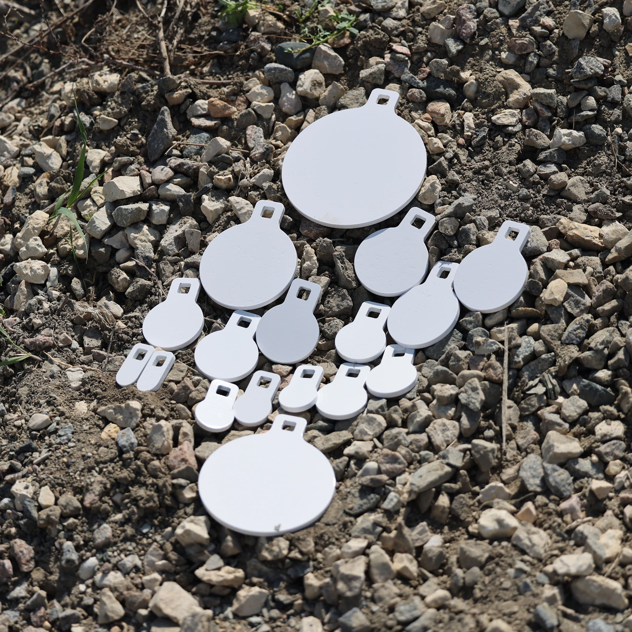 AR500 Steel NRL22 & ORPS Rimfire Gong Kit 1/4" | 17 Targets 1"–6"
