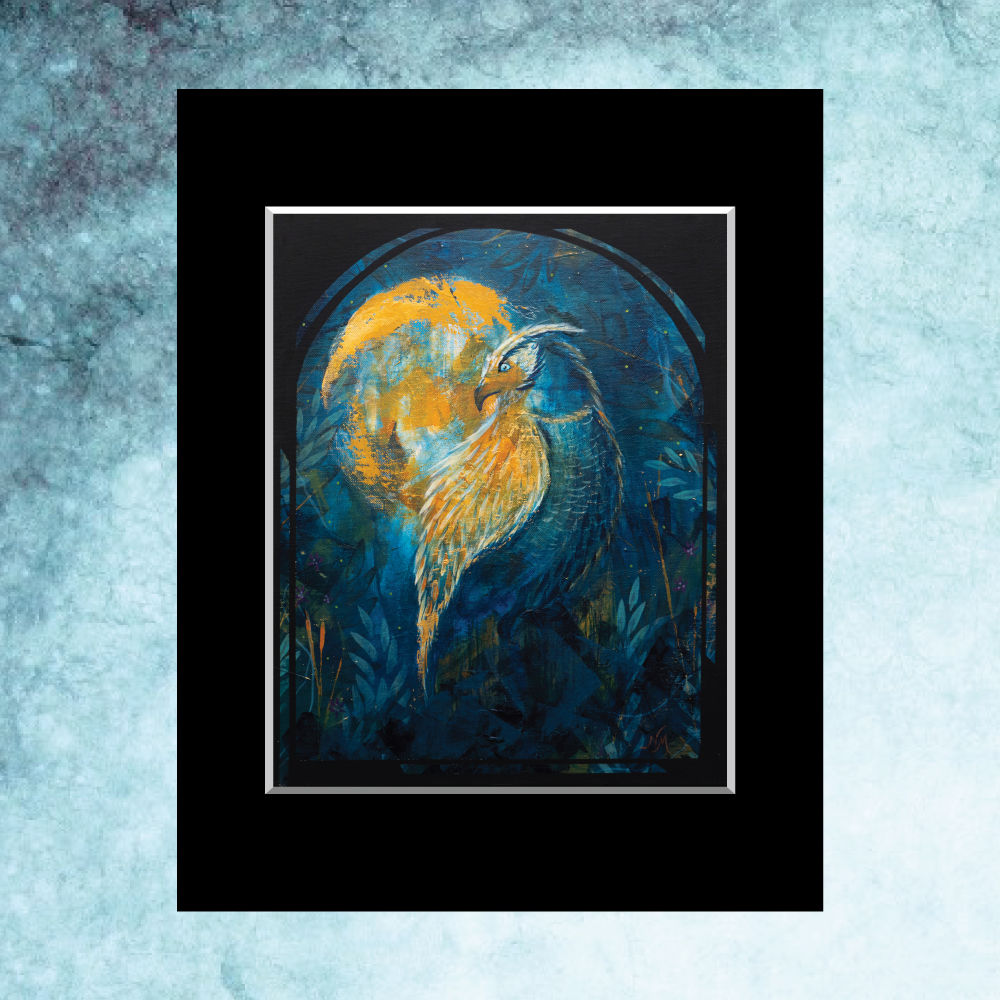 Into Midnight - Matted Print