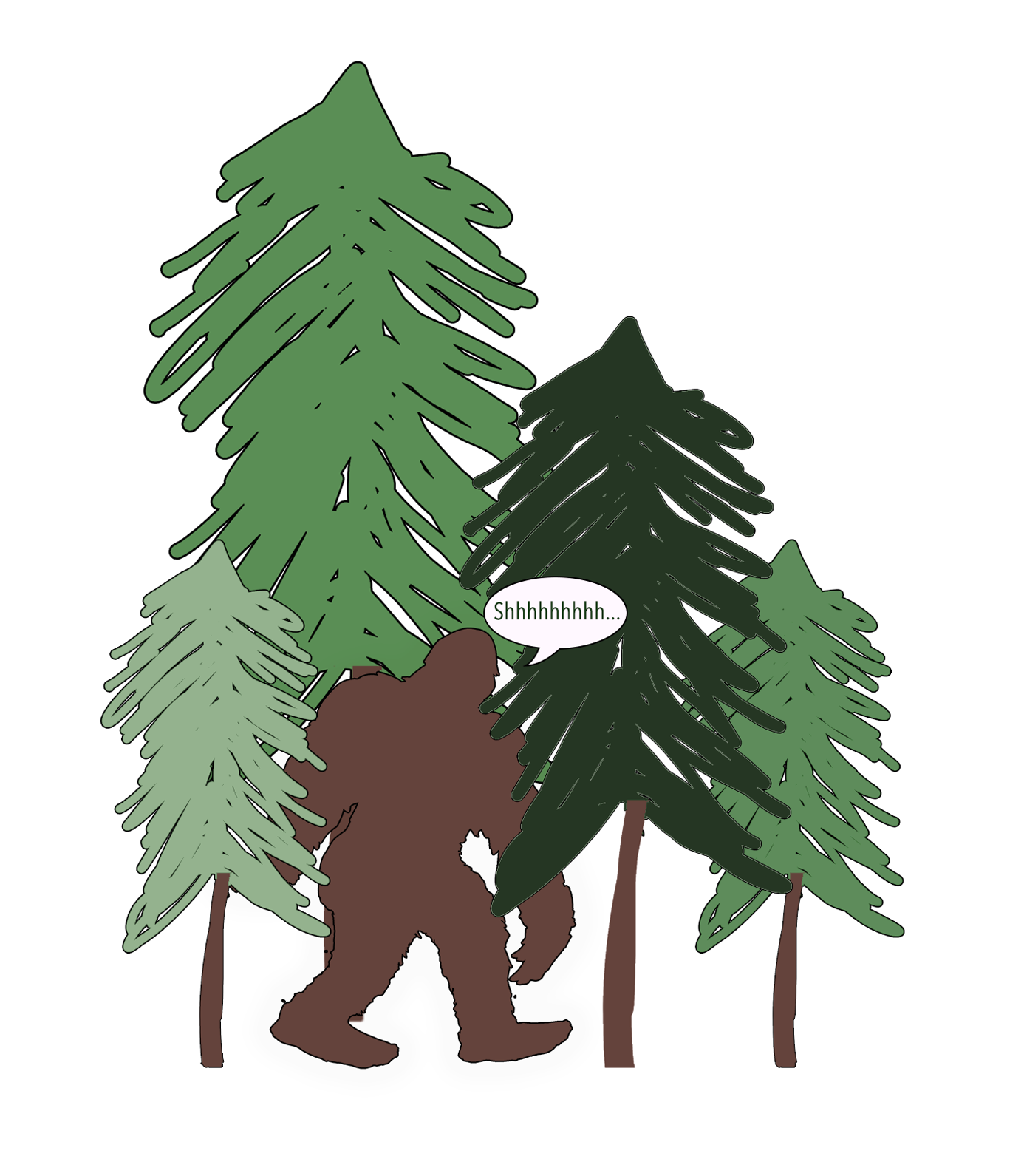 Bigfoot - 2" Waterproof Vinyl Sticker