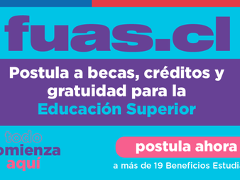 SE ABRIÓ NUEVO PERÍODO PARA POSTULACIÓN A BENEFICIOS ESTUDIANTILES EN LA EDUCACIÓN SUPERIOR