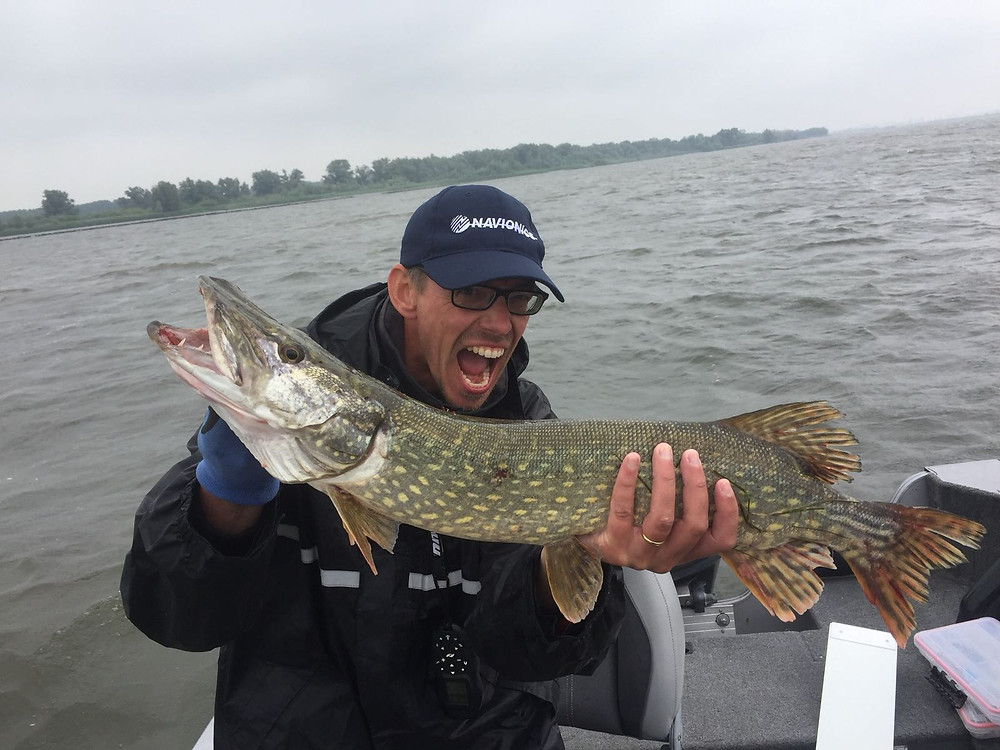 Yes... nog maar 1 snoek te gaan!