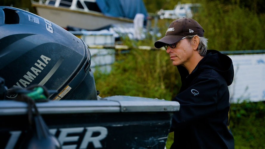 Te water gaan met roofvisboot