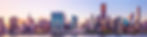 cityscape at sunset