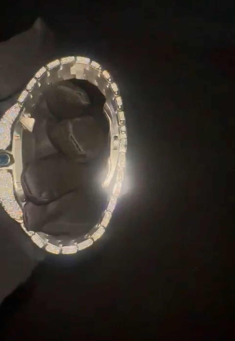 Thumbnail: Brand New Foral Cartier Moissanite VVS1 Diamond Watchl