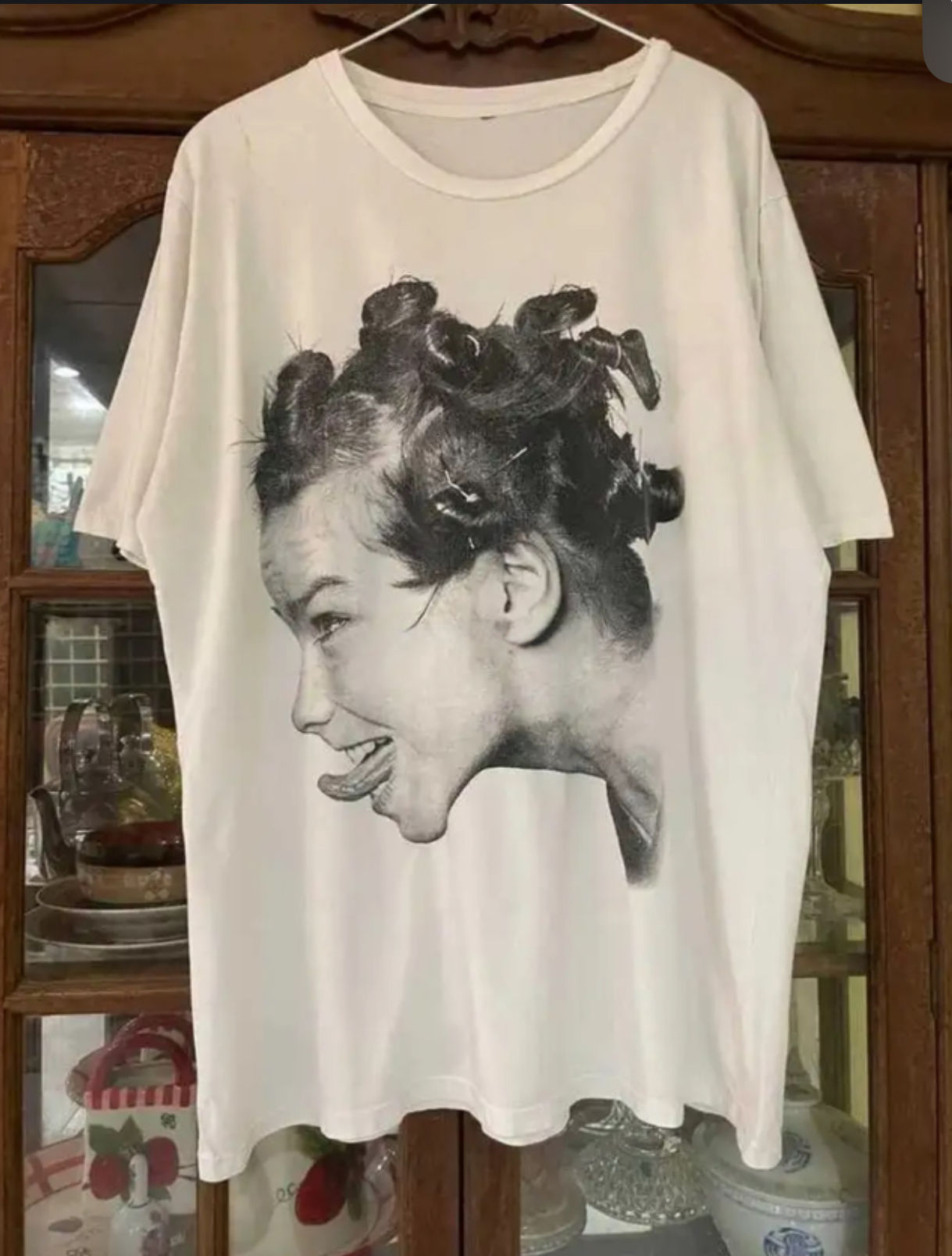Deadstock Bjork Profile Portrait Graphic Tee