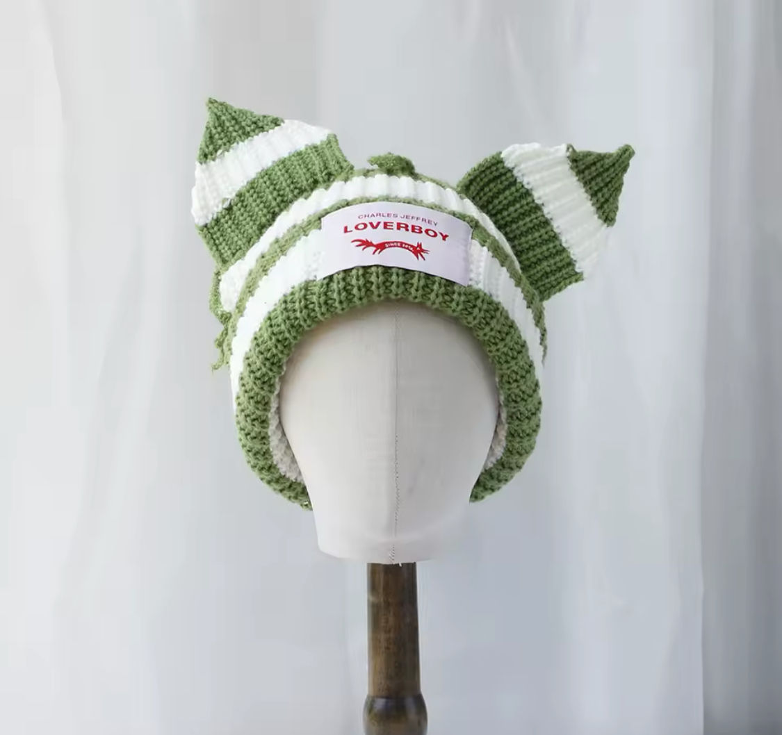 Deadstock Loverboy Horned Ear Beanie