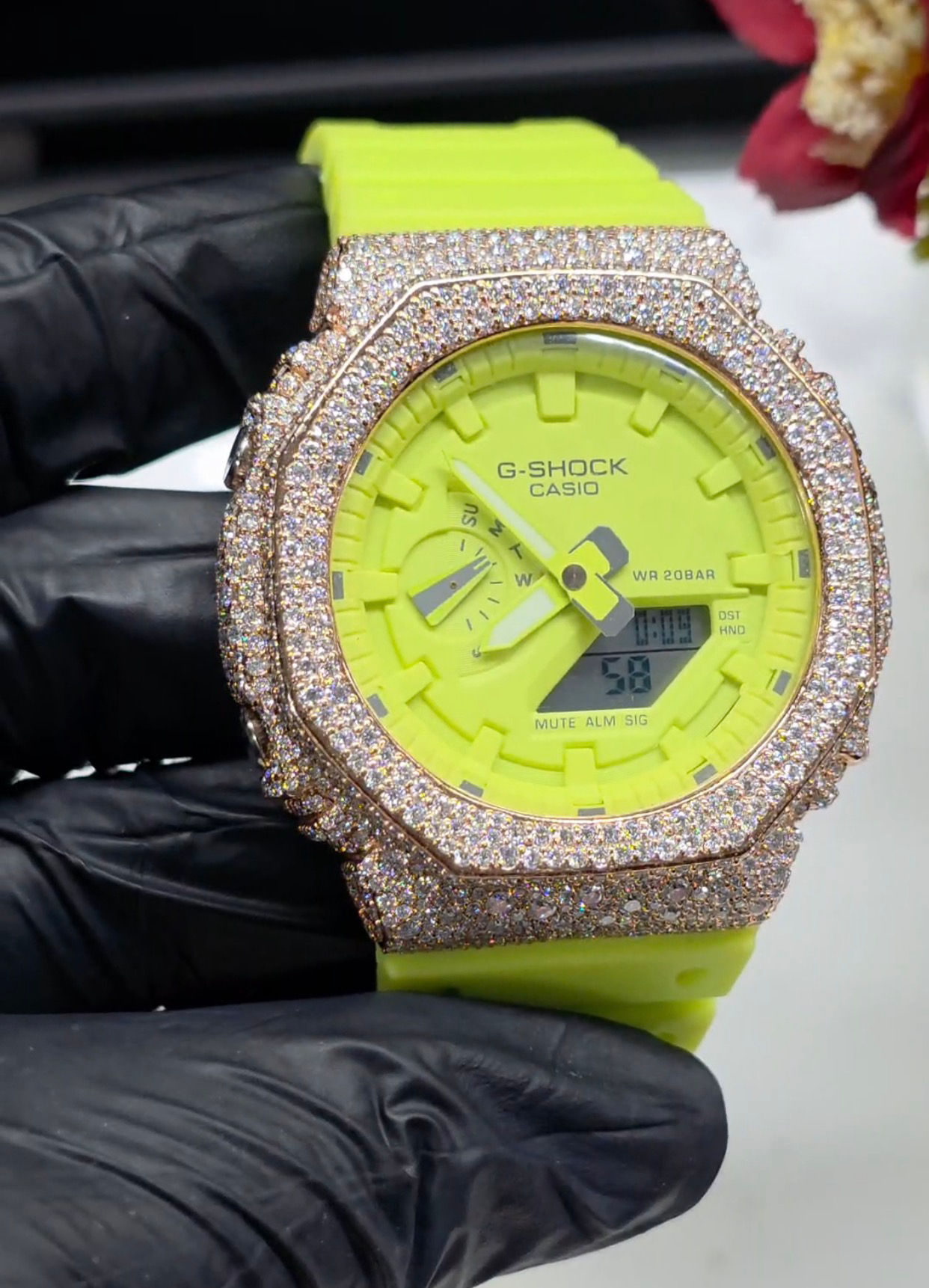 New G-Shock Moissanite VVS1 Diamond Watch