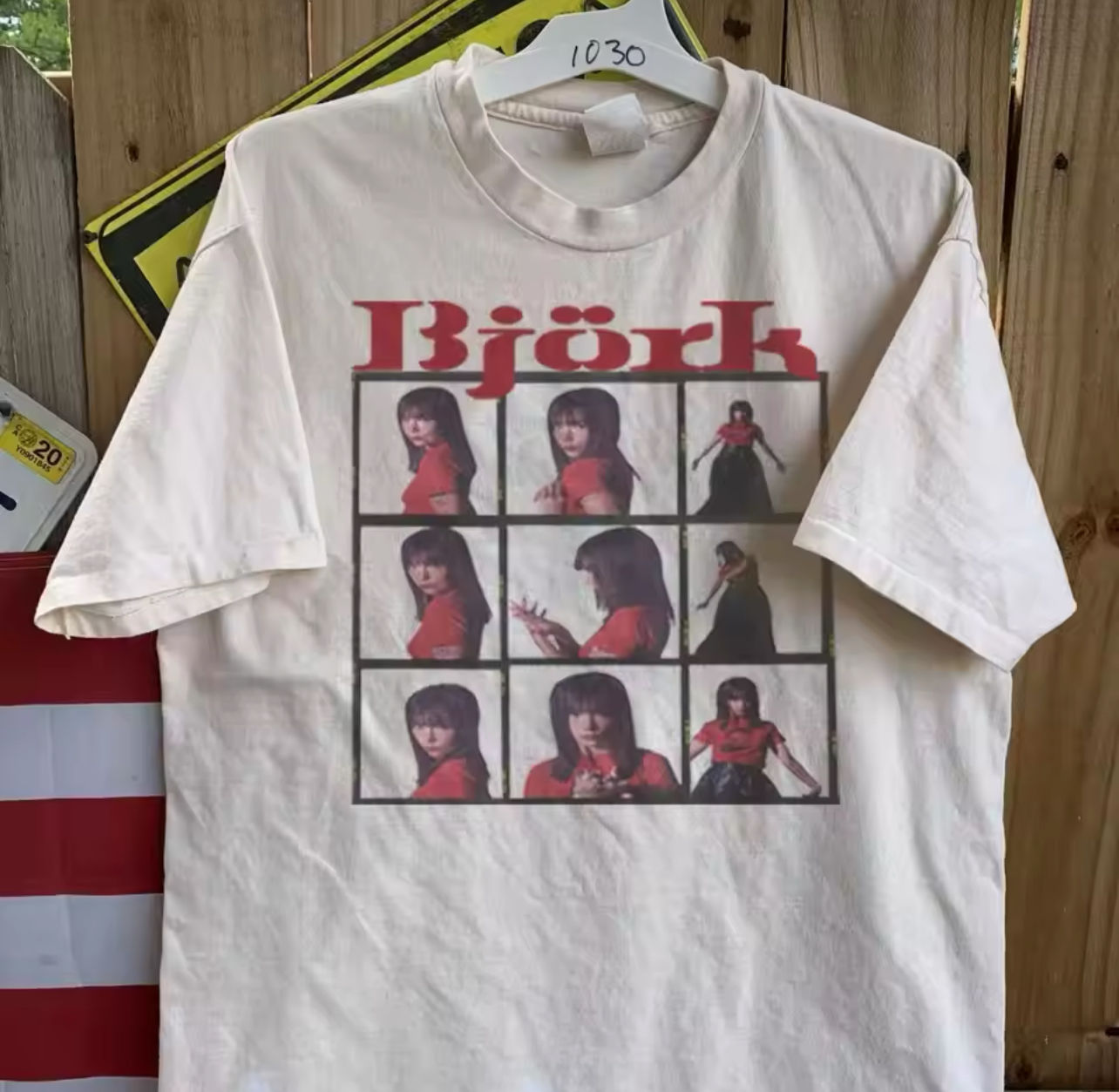Brand New Bjork Picture Collage Graphic Tee