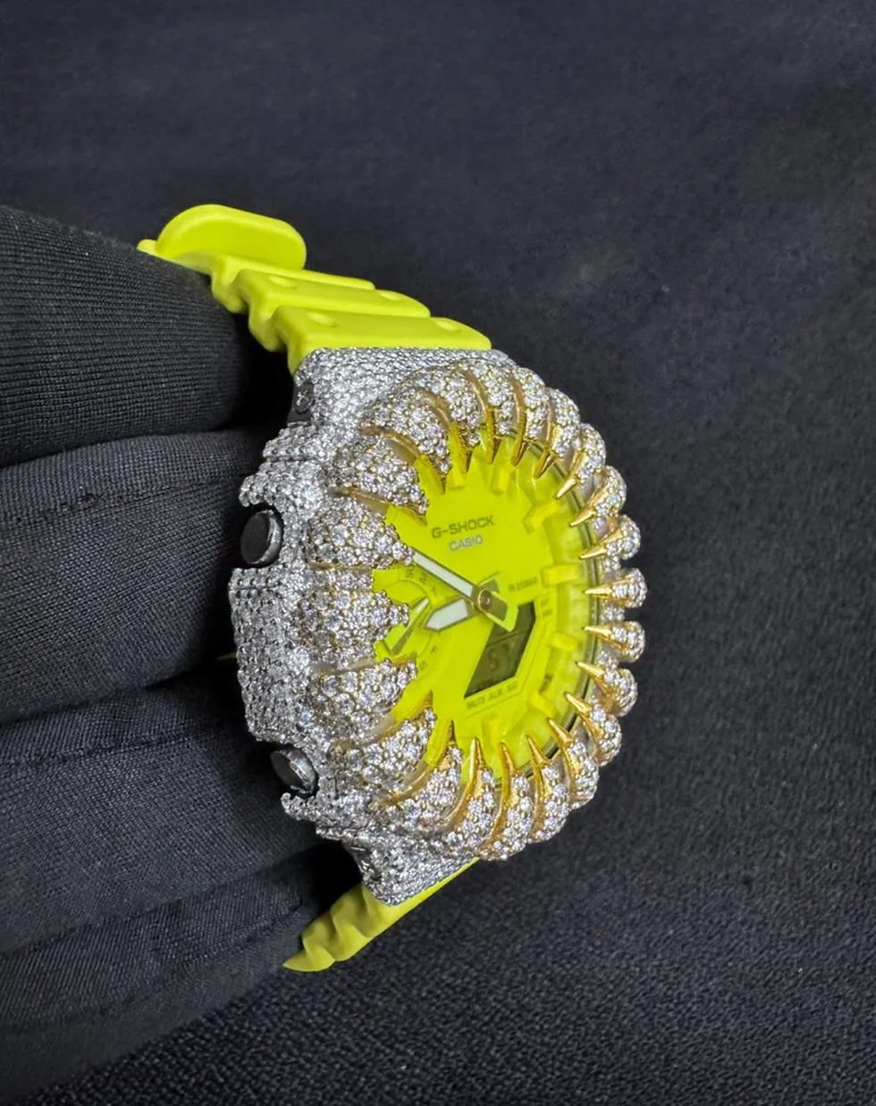 Thumbnail: Brand New G Shock Moissanite VVS1 Diamond Bust Down Watch