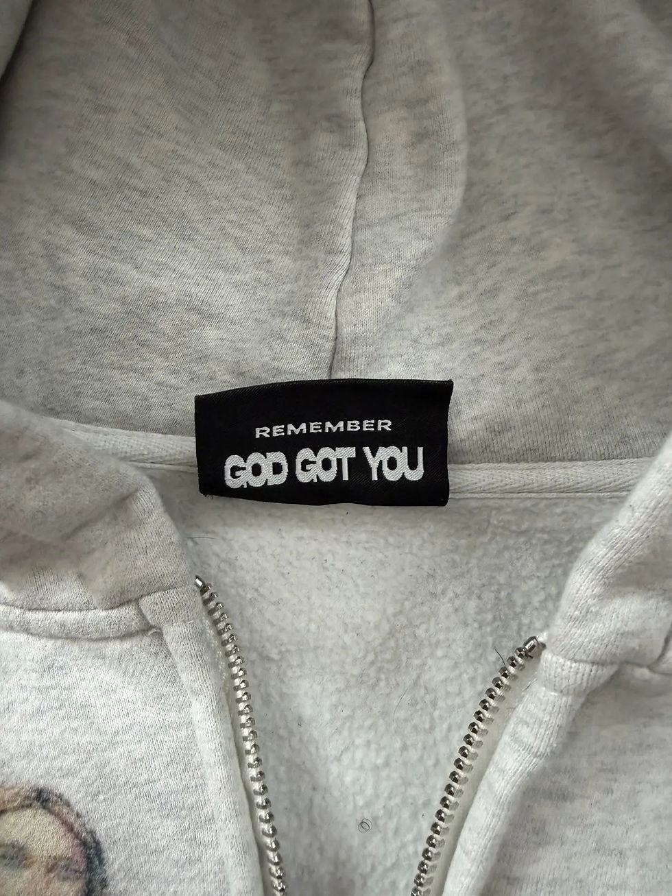 Thumbnail: Deadstock We Are Righteous Jesus Hoodie  Gray