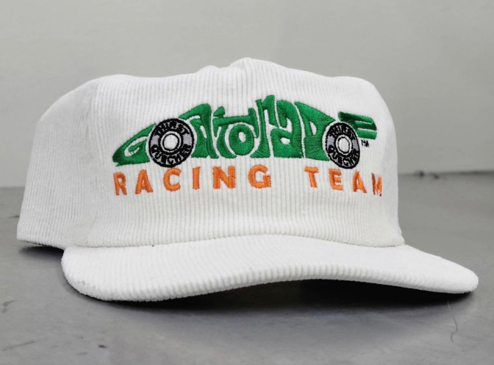 Deadstock Embroidered Gatorade Racing Team Corduroy Hat