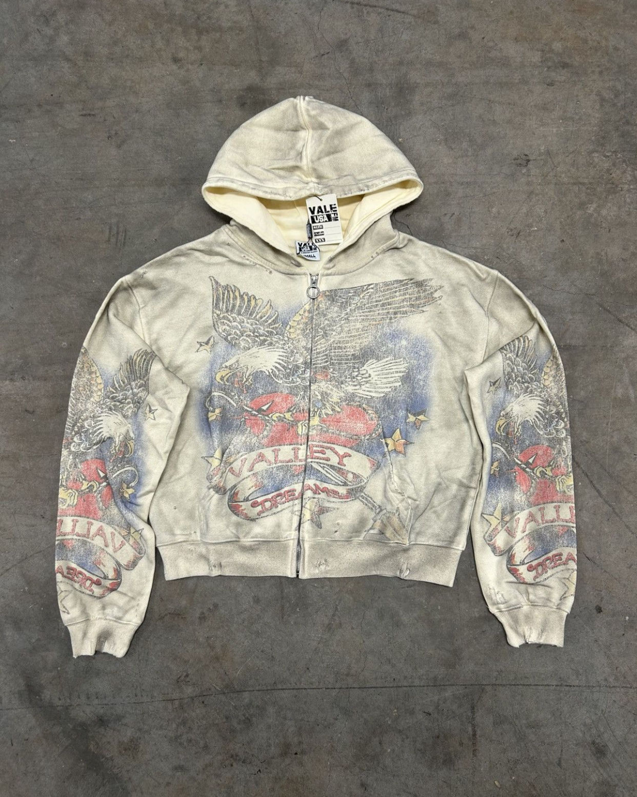 Vale Forever Valley Dreams Ed Hardy Inspired Hoodie 