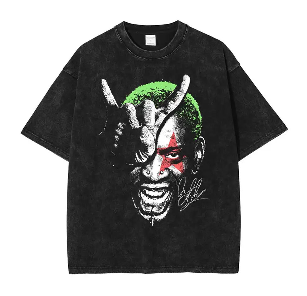 Deadstock Retro Dennis Rodman Icon Tee S