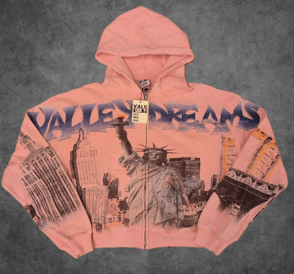 Vale Forever Valley Dreams NYC Hoodie Pink