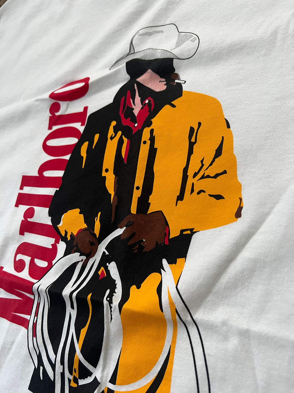Thumbnail: Deadstock Marlboro Cowboy and Lasso Graphic Tee 