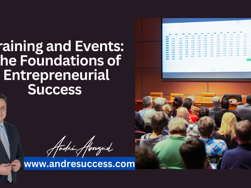 Training and Events: The Foundations of Entrepreneurial Success.