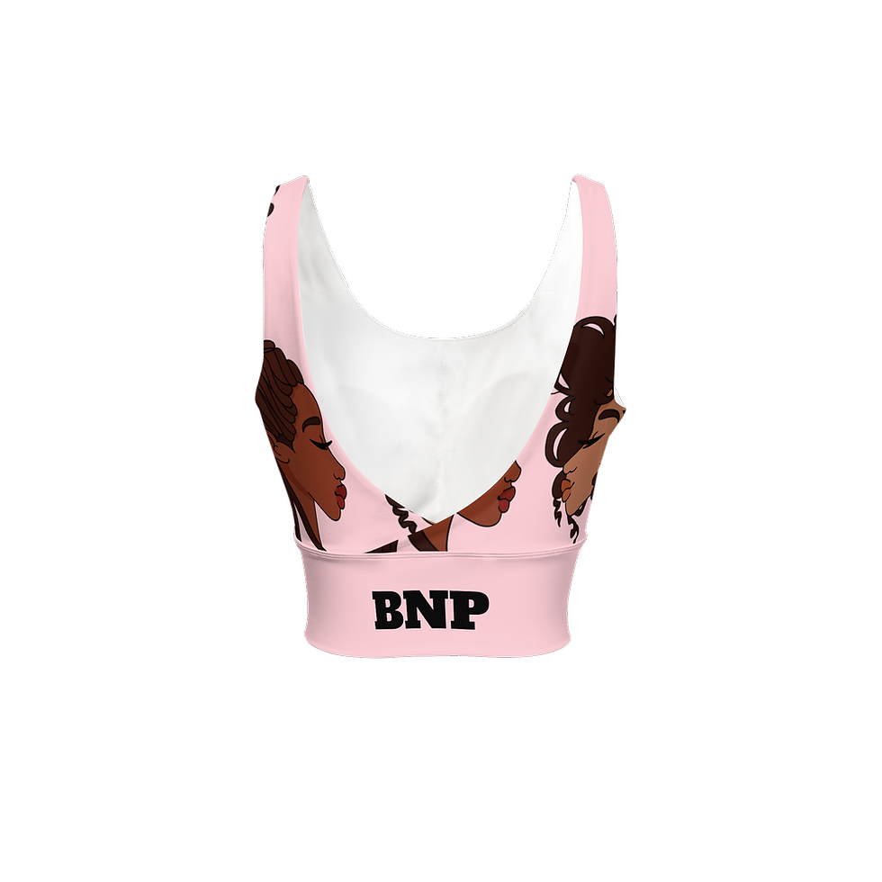 Thumbnail: Women's Longline V-Shape-Back Sports Bra-Butter Soft Texture
