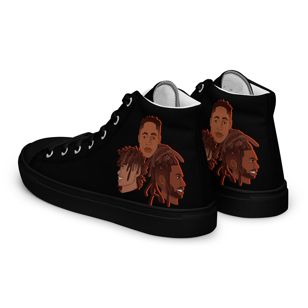 Thumbnail: Men’s high top canvas shoes