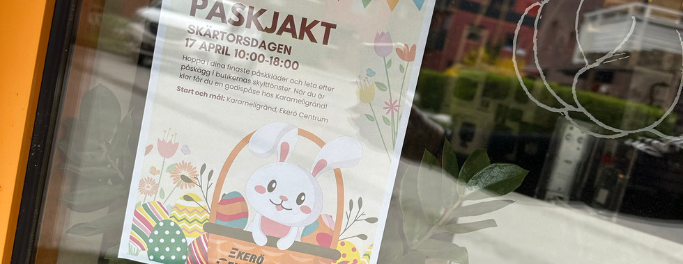 Påskjakt i Eerö Centrum