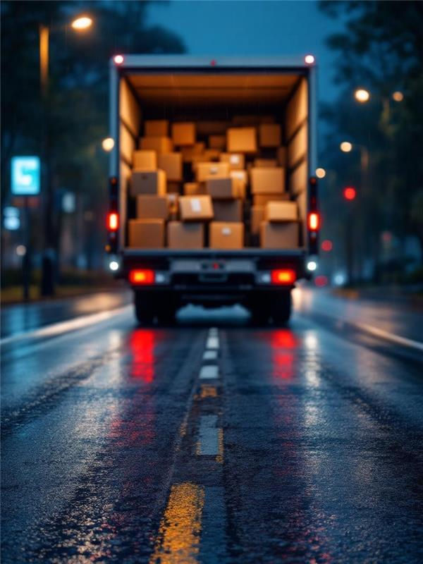 Stora störningar i våra leveranser överfull budbil