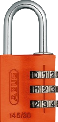 ABUS Kombinationshänglås 145/30 Orange