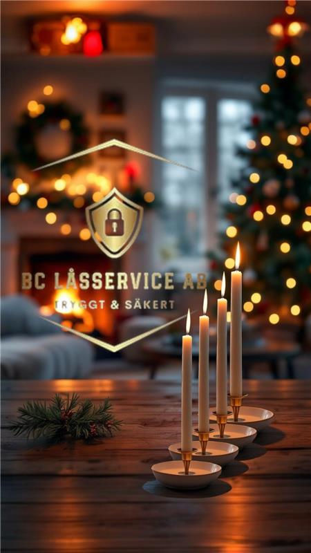 Glad 4:e Advent önskar vi på BC Låsservice AB