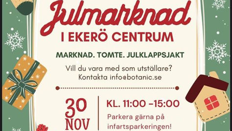 Julmarknaden i Ekerö Centrum